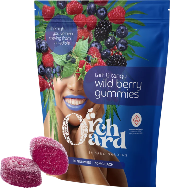 Orchard Gummies bag, berry