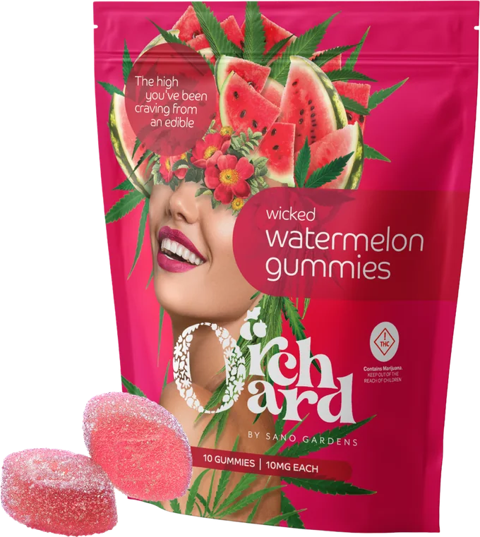Orchard Gummies bag, watermelon